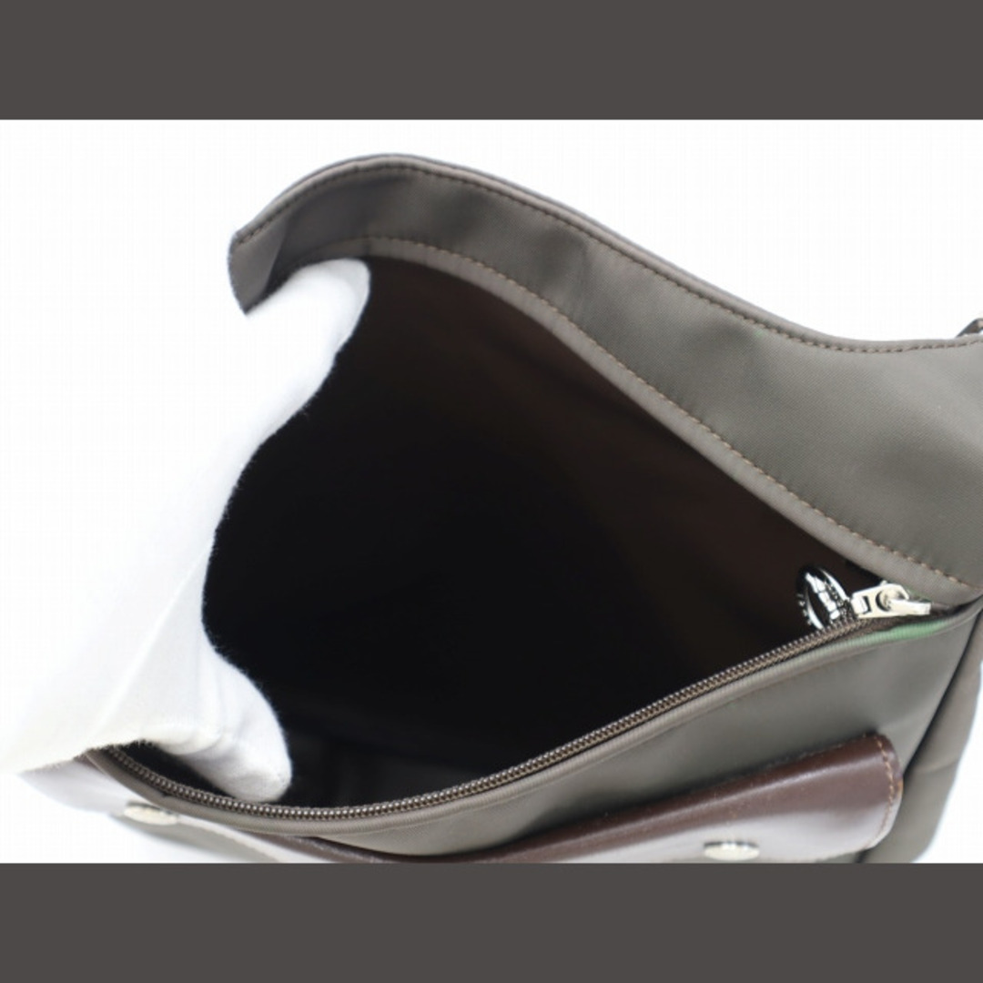 LONGCHAMP - ロンシャン ナイロン レザー ショルダーバッグ