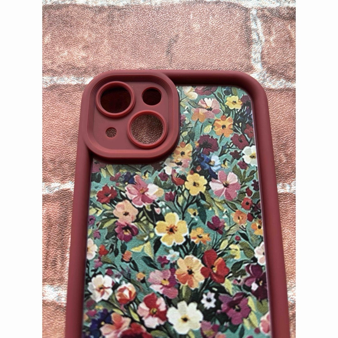 iPhone14ケース　大人かわいいフラワー柄スマホケース　リバティ　花柄 スマホ/家電/カメラのスマホアクセサリー(iPhoneケース)の商品写真