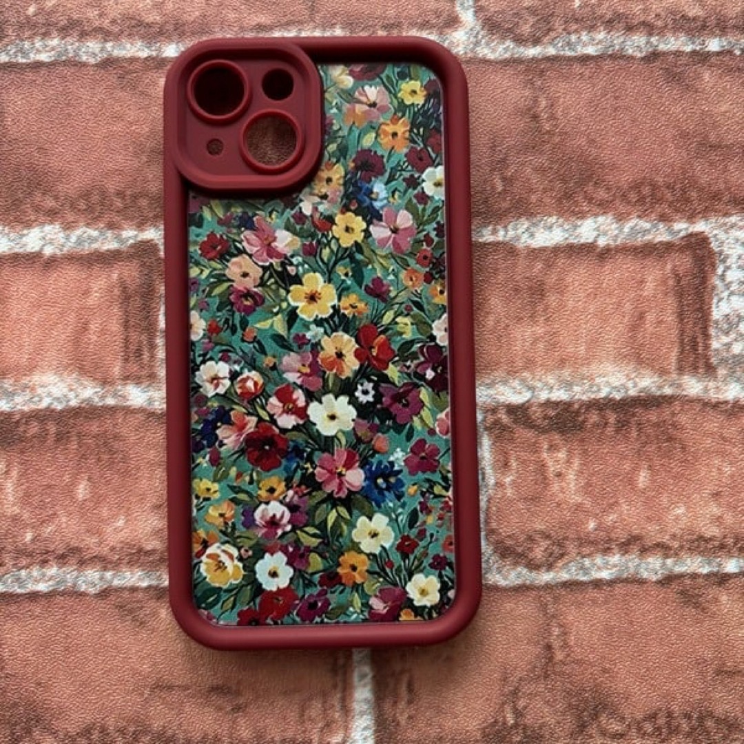 iPhone14ケース　大人かわいいフラワー柄スマホケース　リバティ　花柄 スマホ/家電/カメラのスマホアクセサリー(iPhoneケース)の商品写真
