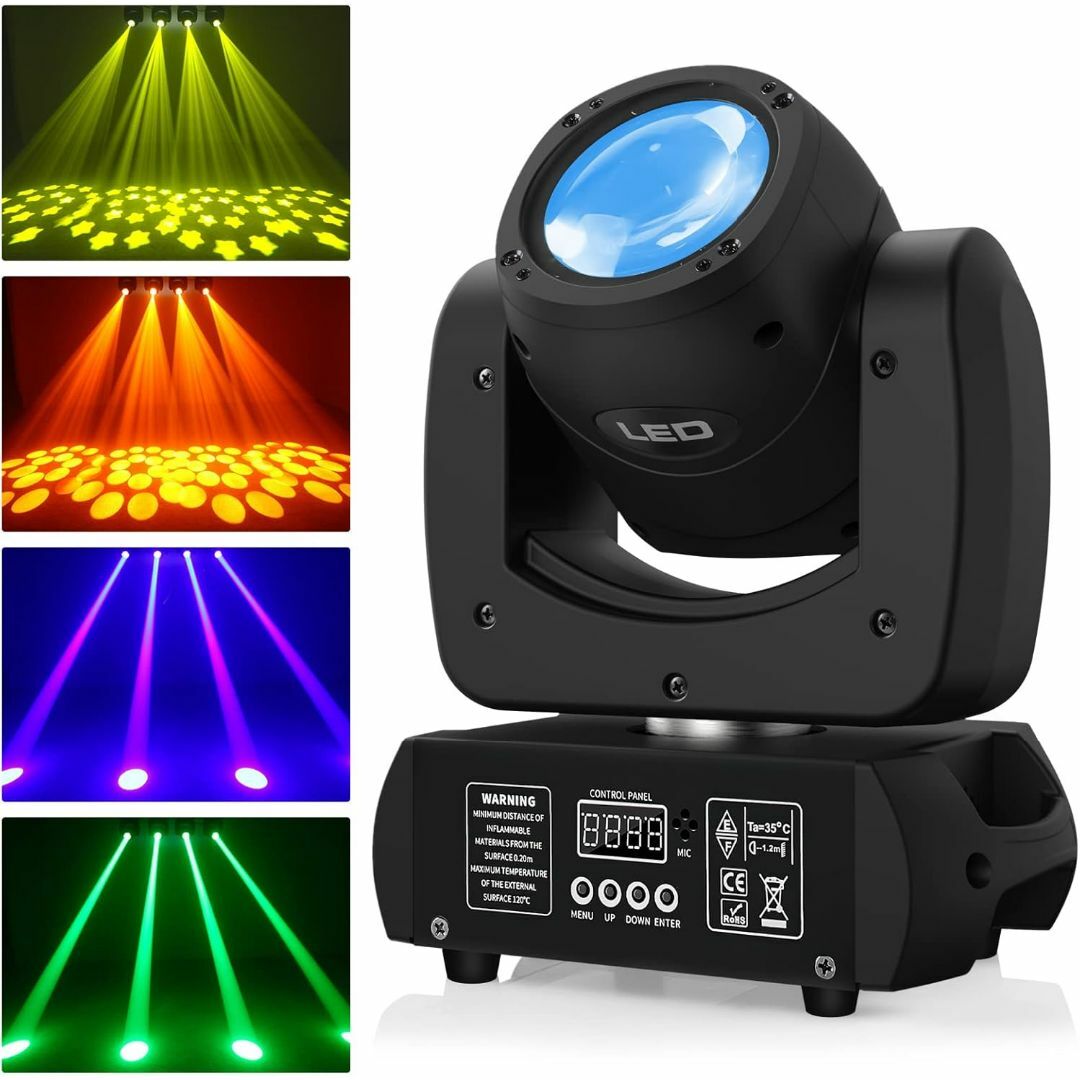 SEBRUANC 100W ムービングヘッドライト LED 回転DJ ライト 1 その他