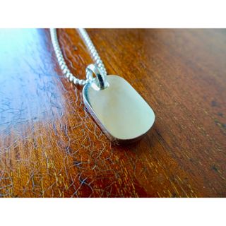 仁尾彫金『シルバープレートヘッド、磨き』ハンドメイド401b(ネックレス)