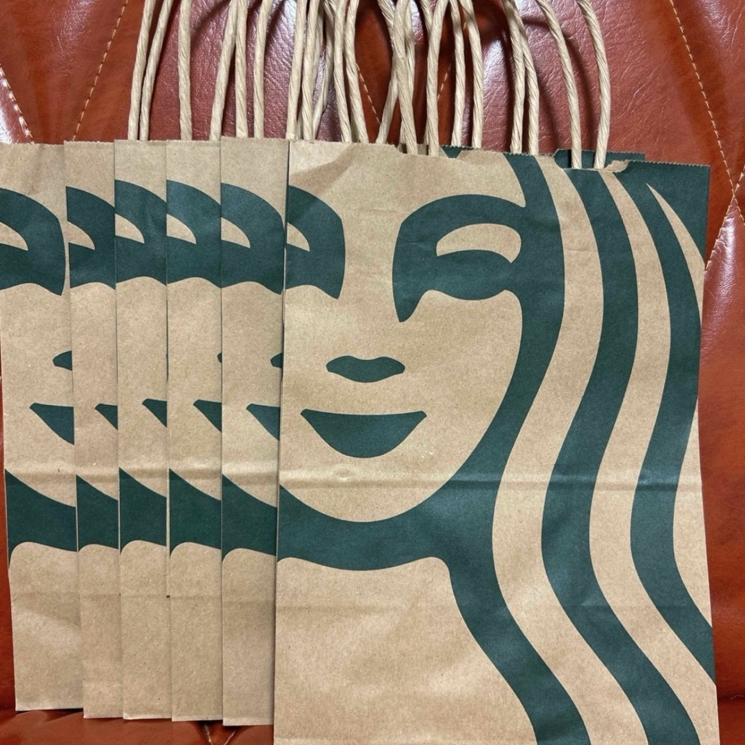 Starbucks(スターバックス)のスターバックス紙袋セット　8枚 レディースのバッグ(ショップ袋)の商品写真