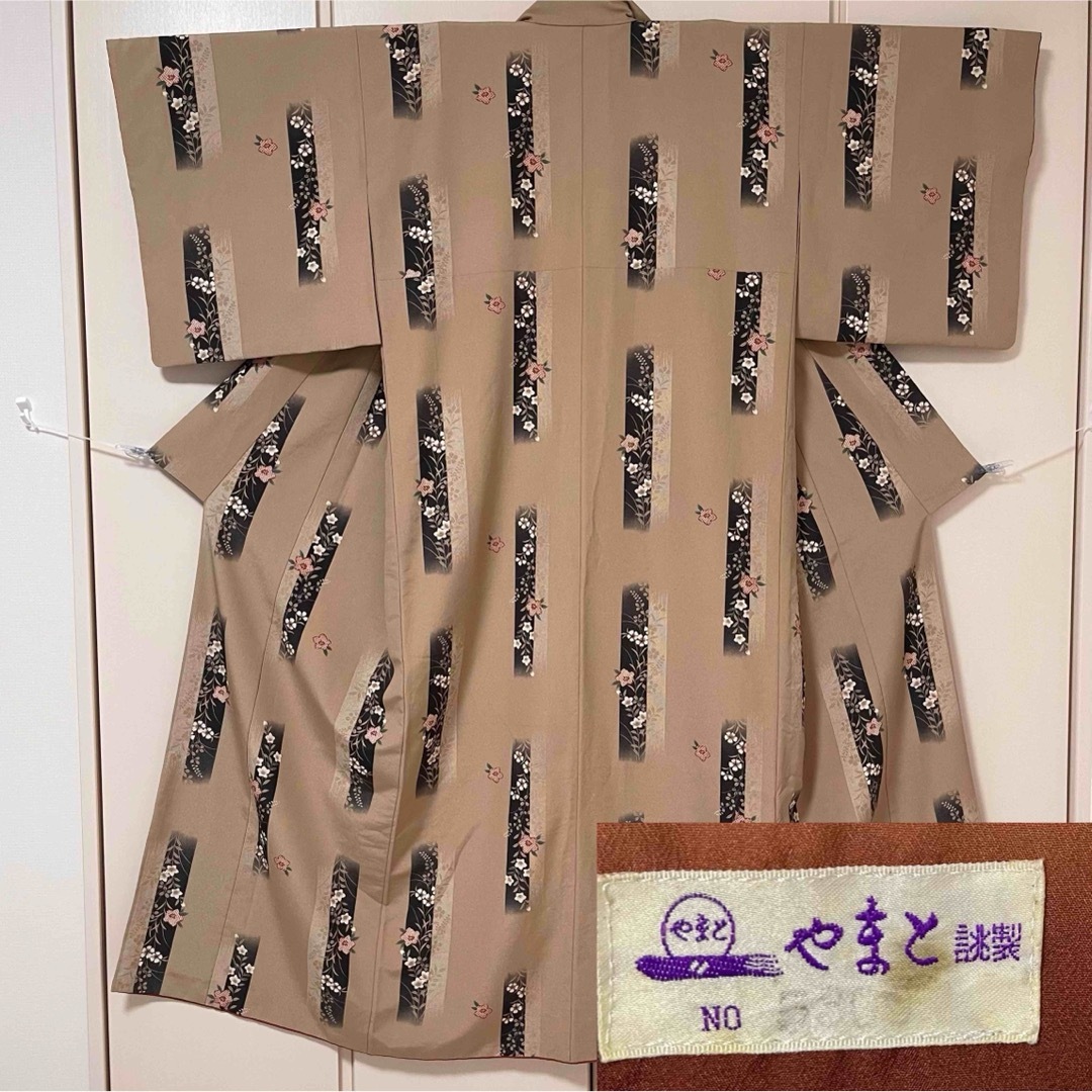 洗える着物 フルセット4点 ゆったり トールサイズ a15 レディースの水着/浴衣(着物)の商品写真