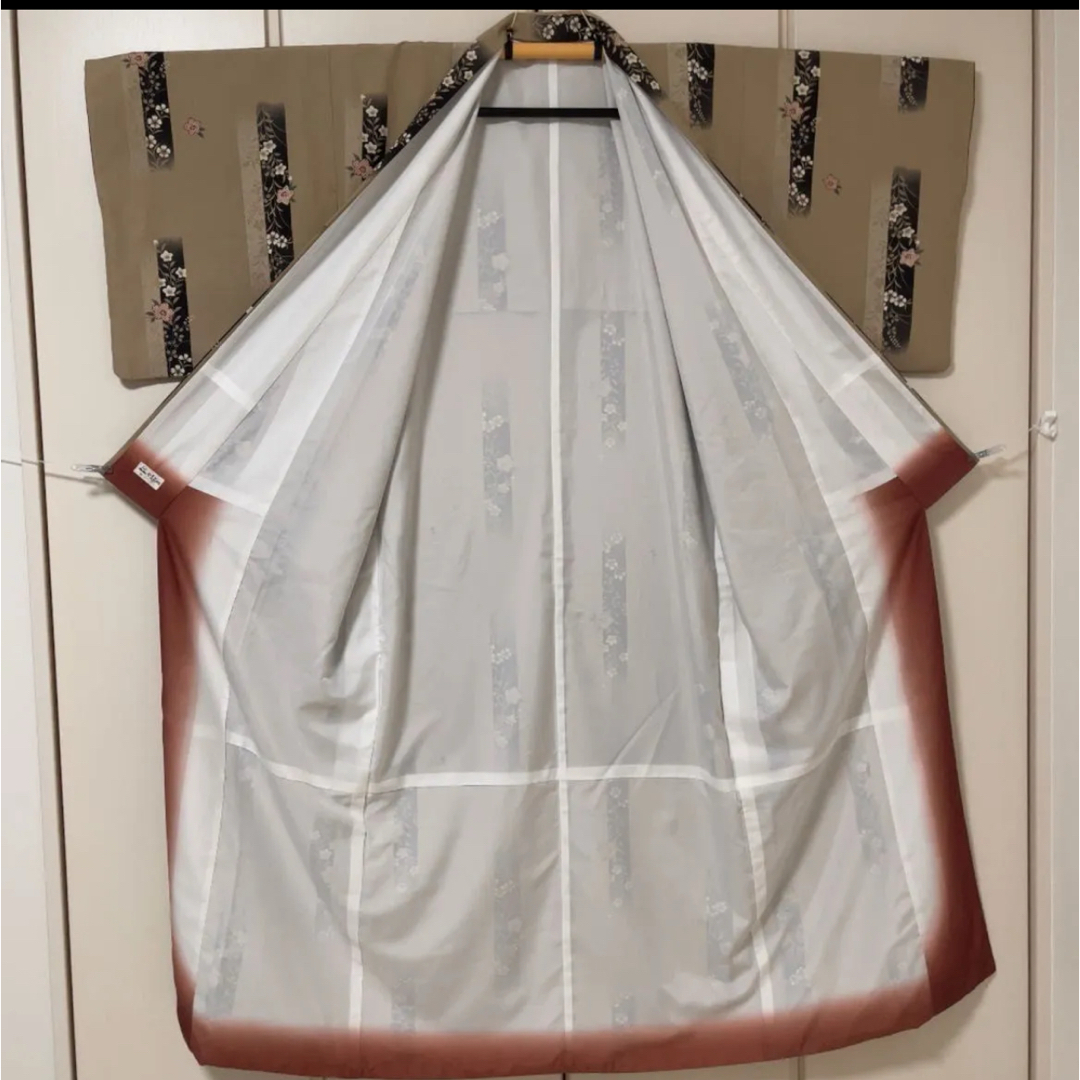 洗える着物 フルセット4点 ゆったり トールサイズ a15 レディースの水着/浴衣(着物)の商品写真