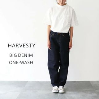 Harvesty ビッグデニム　テイパードデニム(デニム/ジーンズ)