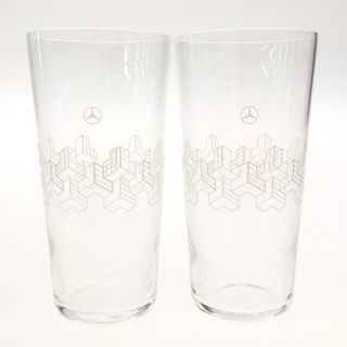 新品同様 Mercedes-Benz メルセデスベンツ ノベルティ タンブラー 2客  クリア   　240001150757(食器)