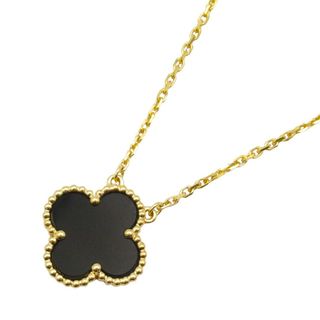 ヴァンクリーフアンドアーペル(Van Cleef & Arpels)のヴァンクリーフ＆アーペル Van Cleef & Arpels ヴィンテージアルハンブラ ネックレス オニキス ネックレス ジュエリー K18（イエローゴールド） オニキス レディース ブラック系 VCARA45800 【中古】(ネックレス)