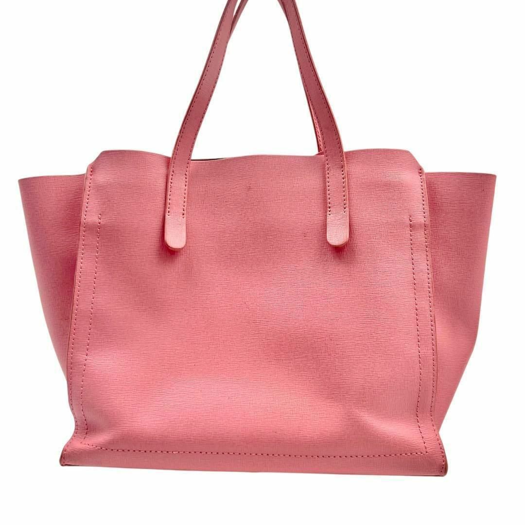 FURLA - 良品 FURLA ピンク レザー レディース トートバッグ