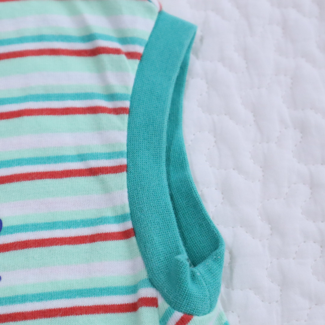 BREEZE(ブリーズ)のBREEZE ブリーズ　サーティワン　フレーバーボーダーワンピース　100 キッズ/ベビー/マタニティのキッズ服女の子用(90cm~)(ワンピース)の商品写真