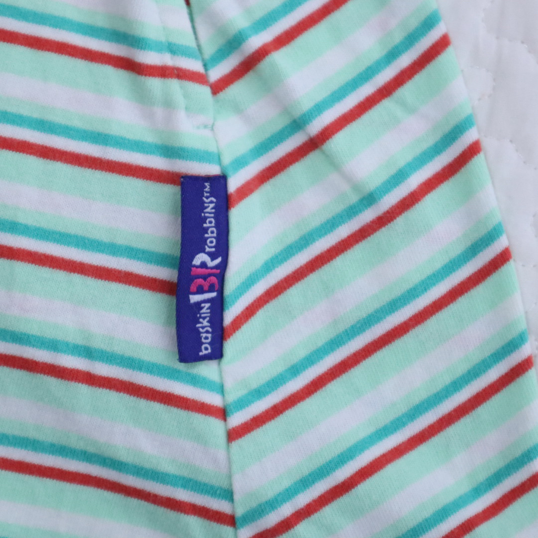BREEZE(ブリーズ)のBREEZE ブリーズ　サーティワン　フレーバーボーダーワンピース　100 キッズ/ベビー/マタニティのキッズ服女の子用(90cm~)(ワンピース)の商品写真