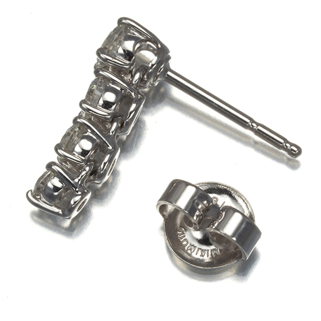 MIKIMOTO - ミキモト ピアス ダイヤ ダイヤモンド 0.35ct/0.35ct