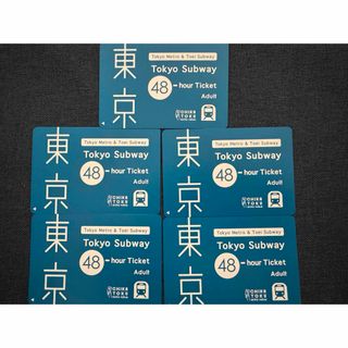 Tokyo Subway Ticket 48時間 （東京サブウェイチケット)5枚(その他)