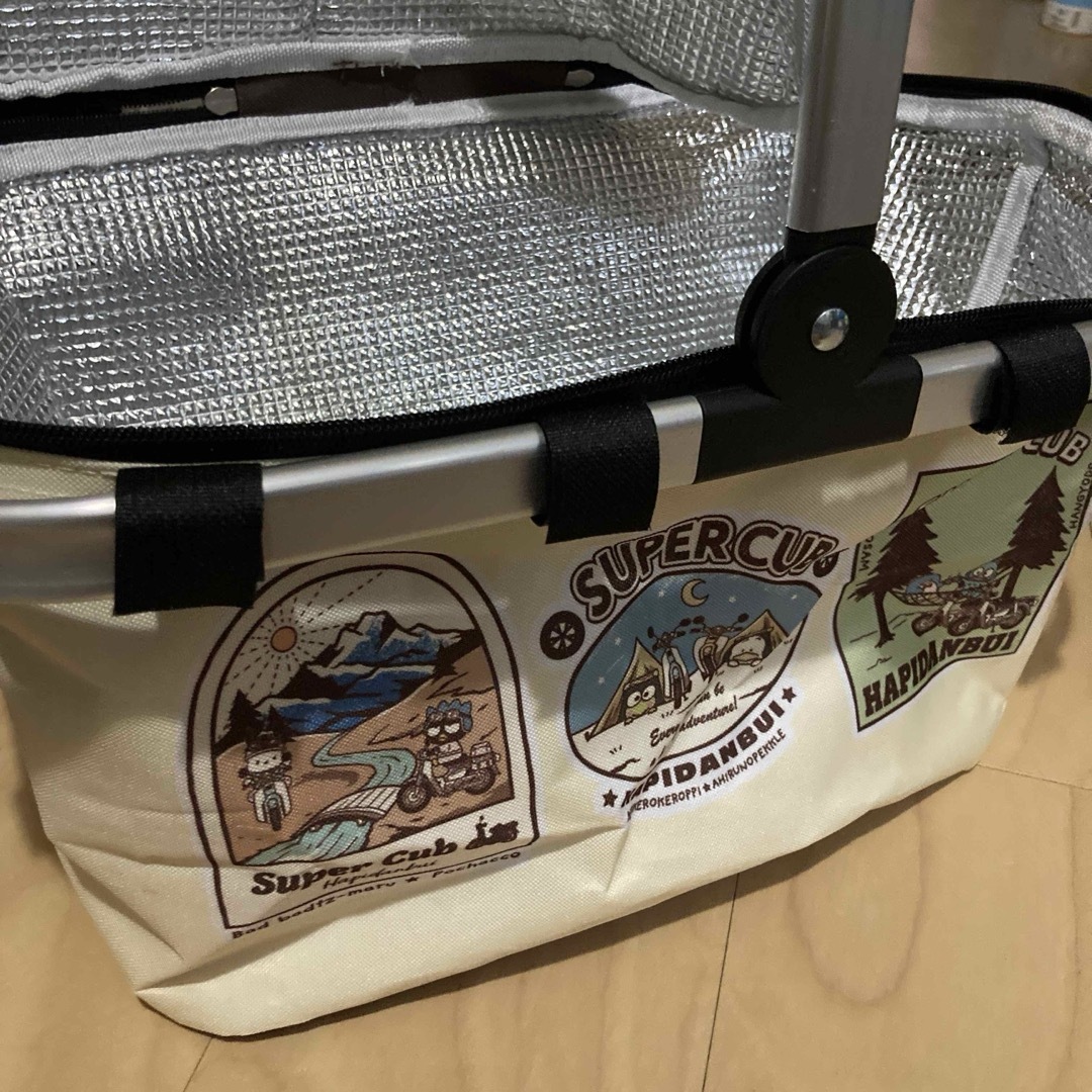 はぴだんぶい　サンリオ　super cub　ひんやりバスケット 　スーパーカブ インテリア/住まい/日用品のインテリア小物(バスケット/かご)の商品写真