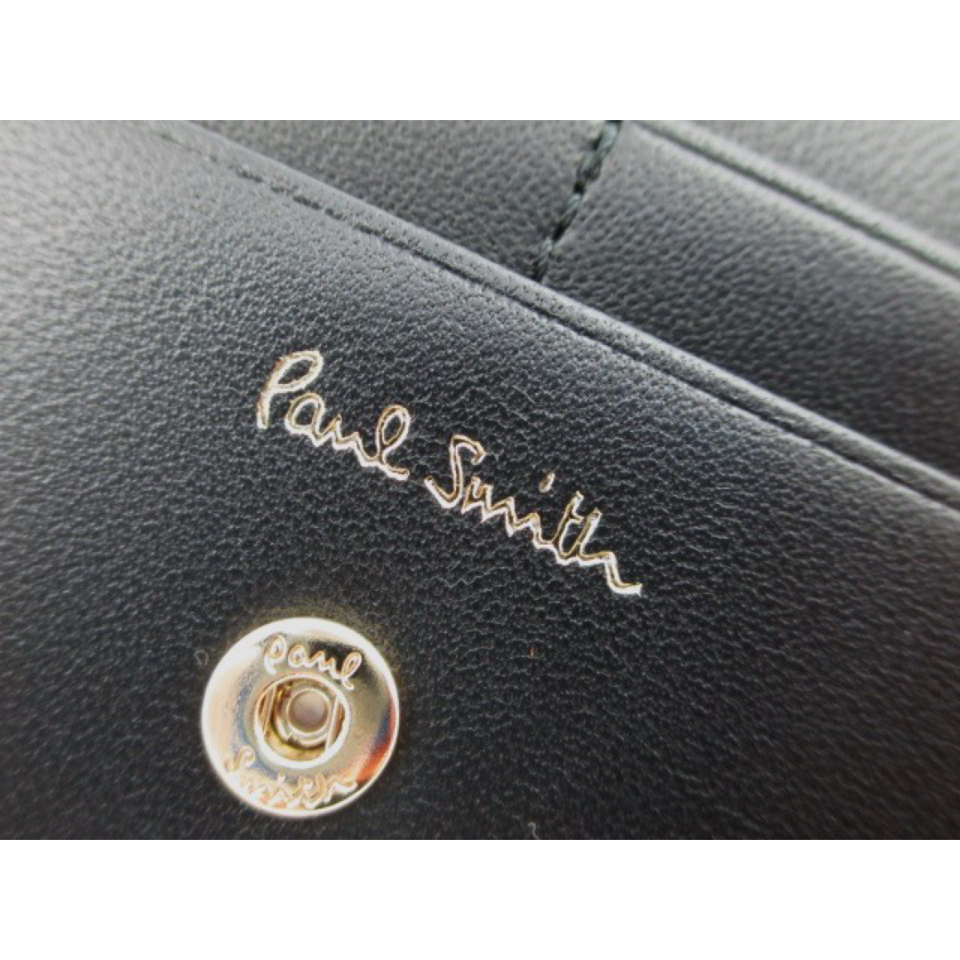 Paul Smith(ポールスミス)の☆残りわずか☆未使用品箱無し☆ポールスミス 人気花柄かぶせ 長財布 黒☆ レディースのファッション小物(財布)の商品写真