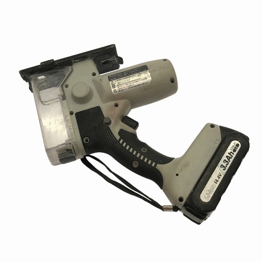 Panasonic(パナソニック)の☆中古品☆Panasonic パナソニック 14.4V 充電角穴カッター EZ4543 バッテリー(3.3Ah)付き 電動工具 ボード 切断 108636 自動車/バイクのバイク(工具)の商品写真