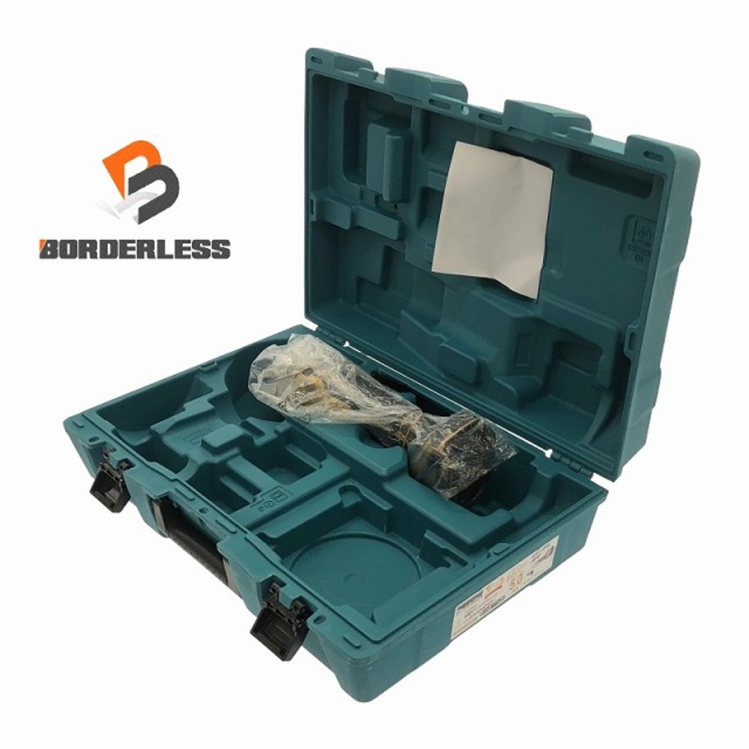 Makita(マキタ)の☆中古品☆makita マキタ 18V 充電式ディスクグラインダー GA404D 本体＋ケース付 100周年記念 金/ゴールド 限定色 111289 自動車/バイクのバイク(工具)の商品写真