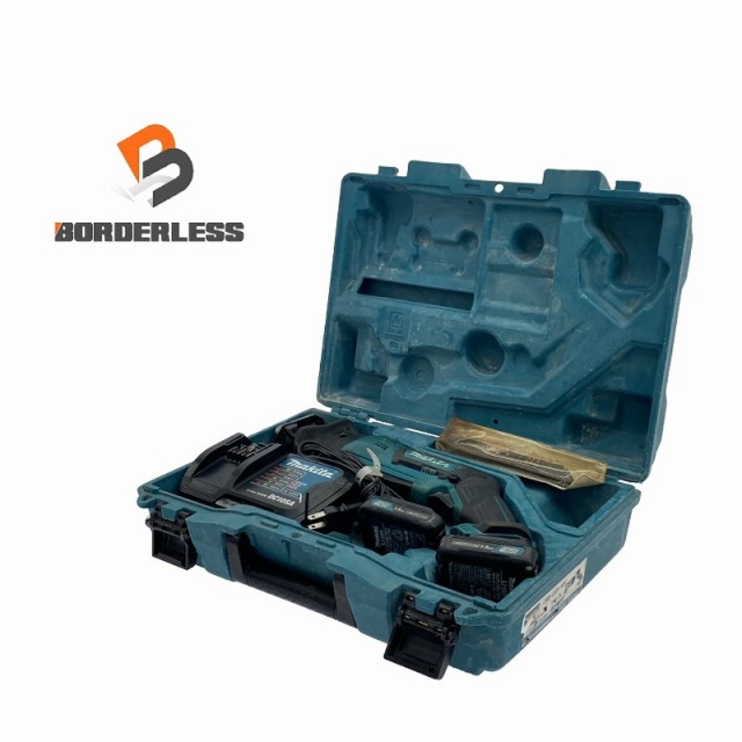Makita(マキタ)の☆中古品☆makita マキタ 10.8V 充電式レシプロソー JR104D バッテリー2個(10.8V1.5Ah) 充電器 ケース付 コードレスセーバソー 111337 自動車/バイクのバイク(工具)の商品写真