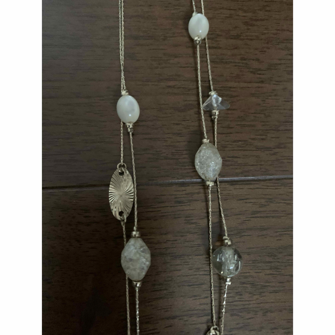 ストーンロングネックレス★新品 レディースのアクセサリー(ネックレス)の商品写真