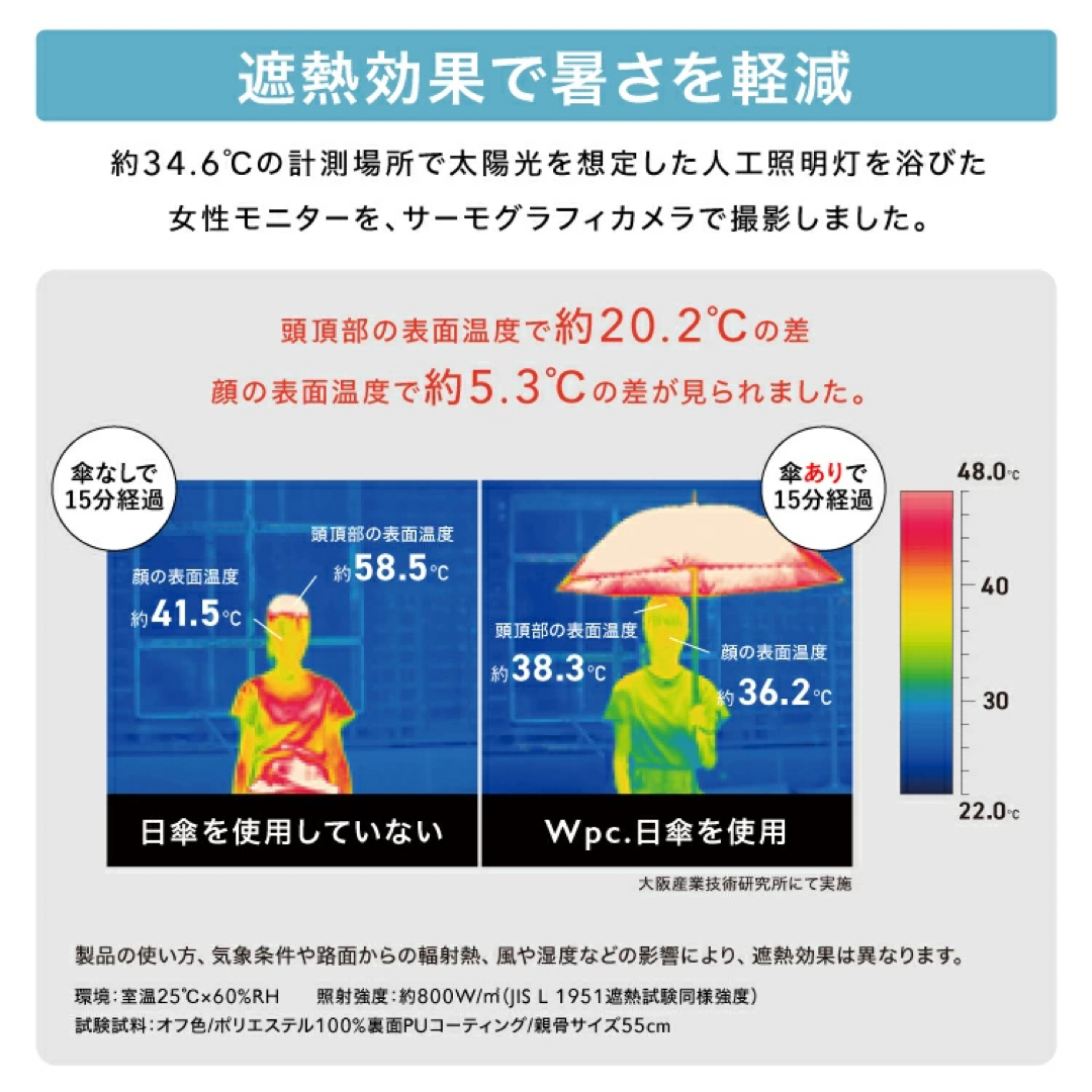 Wpc.(ダブルピーシー)の【Wpc.】日傘 超軽量 遮光エアリアルタイニー 完全遮光 遮熱 ベージュ レディースのファッション小物(傘)の商品写真