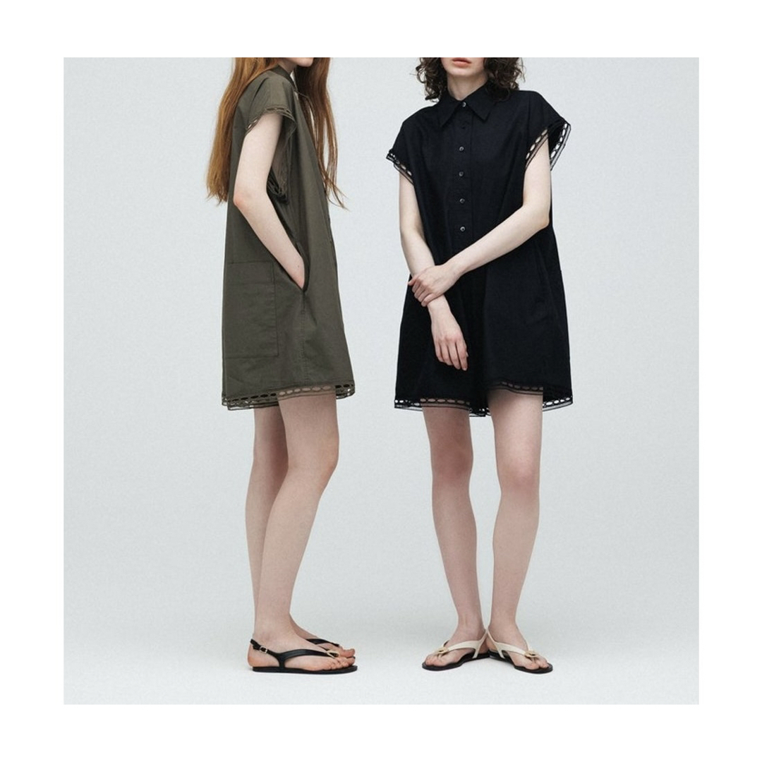 Adam et Rope' - ADAM ET ROPE' レースシャツロンパースの通販