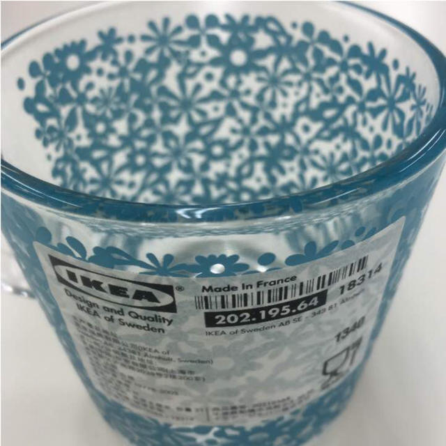 IKEA(イケア)のIKEA ガラスカップ新品 4個セット インテリア/住まい/日用品のキッチン/食器(グラス/カップ)の商品写真