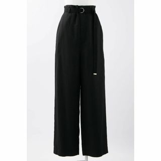 エンフォルド(ENFOLD)の【新品・紙タグ付】ENFOLDのLINEN BELT WIDEパンツ(その他)