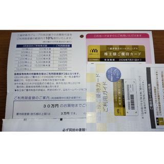 ミツコシ(三越)の三越伊勢丹　株主優待(ショッピング)