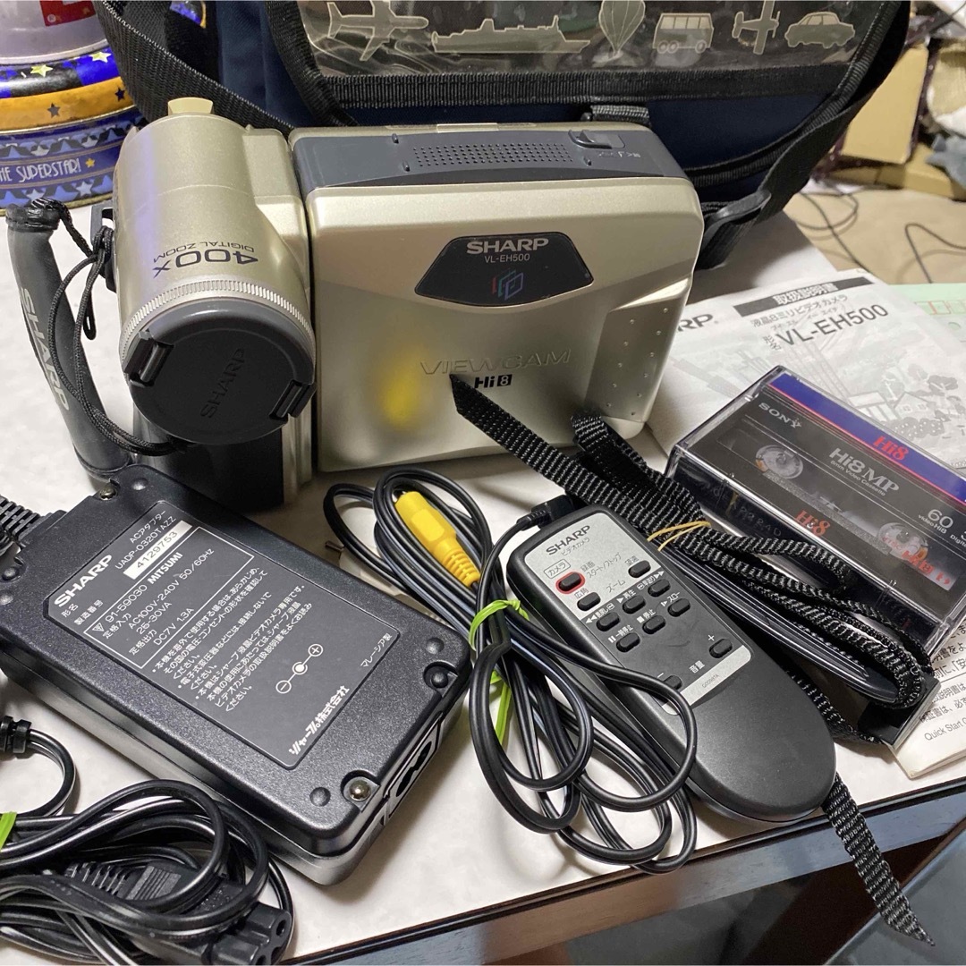 動作良好 Video Hi8 シャープVL-EH500 高画質8ミリビデオカメラ SHARP - SHARP VideoHi8 ビデオカメラ VL-EH500の通販 by
