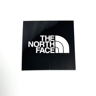 ザノースフェイス(THE NORTH FACE)の新品 ノースフェイス スクエア ロゴ ステッカー ミニ 黒 アイフォン ケース(ステッカー)