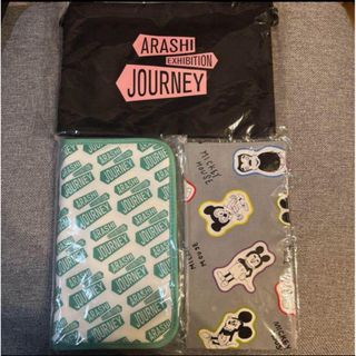 アラシ(嵐)の嵐 EXHIBITION JOURNEY サコッシュ パスポートケース ハンカチ(アイドルグッズ)