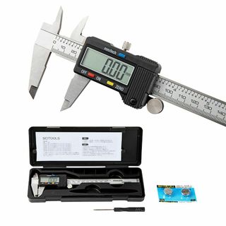 【人気商品】ノギス 150mmデジタルノギス ABS+ステンレス製 高精度 電池(その他)