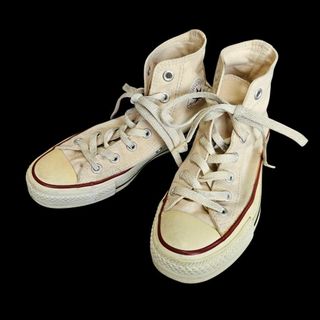 オールスター(ALL STAR（CONVERSE）)のCONVERSE 23cm ハイ ナチュラル ホワイト スニーカー 靴 シューズ(スニーカー)