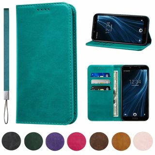 【在庫処分】AQUOS Sense2 SH-01L ケース 手帳型 高質PUレザ(その他)