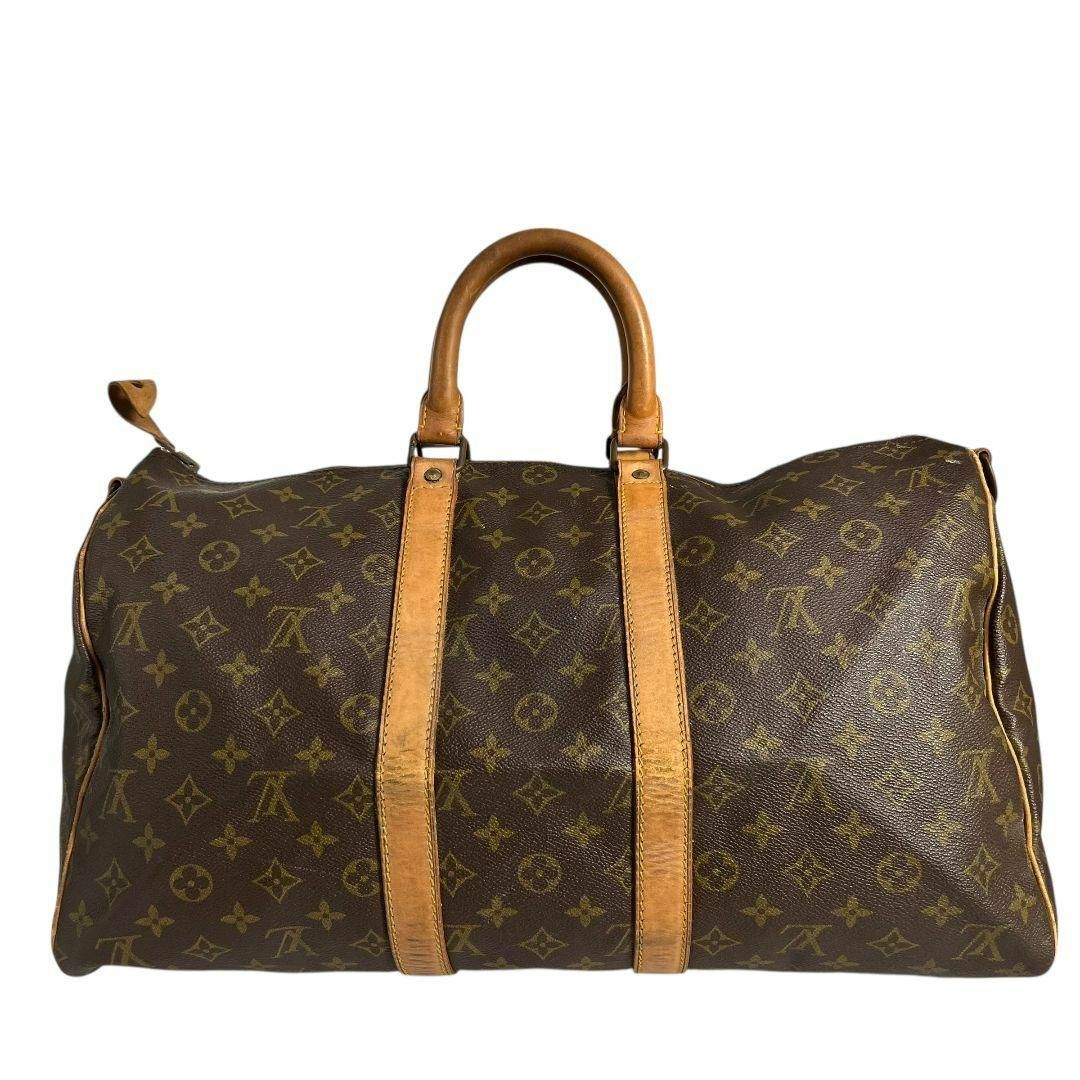 ▲ルイヴィトン キーポルバンドリエール45 ボストンバッグ モノグラム LOUIS VUITTON - 【鑑定済】ルイヴィトン モノグラム キーポル45