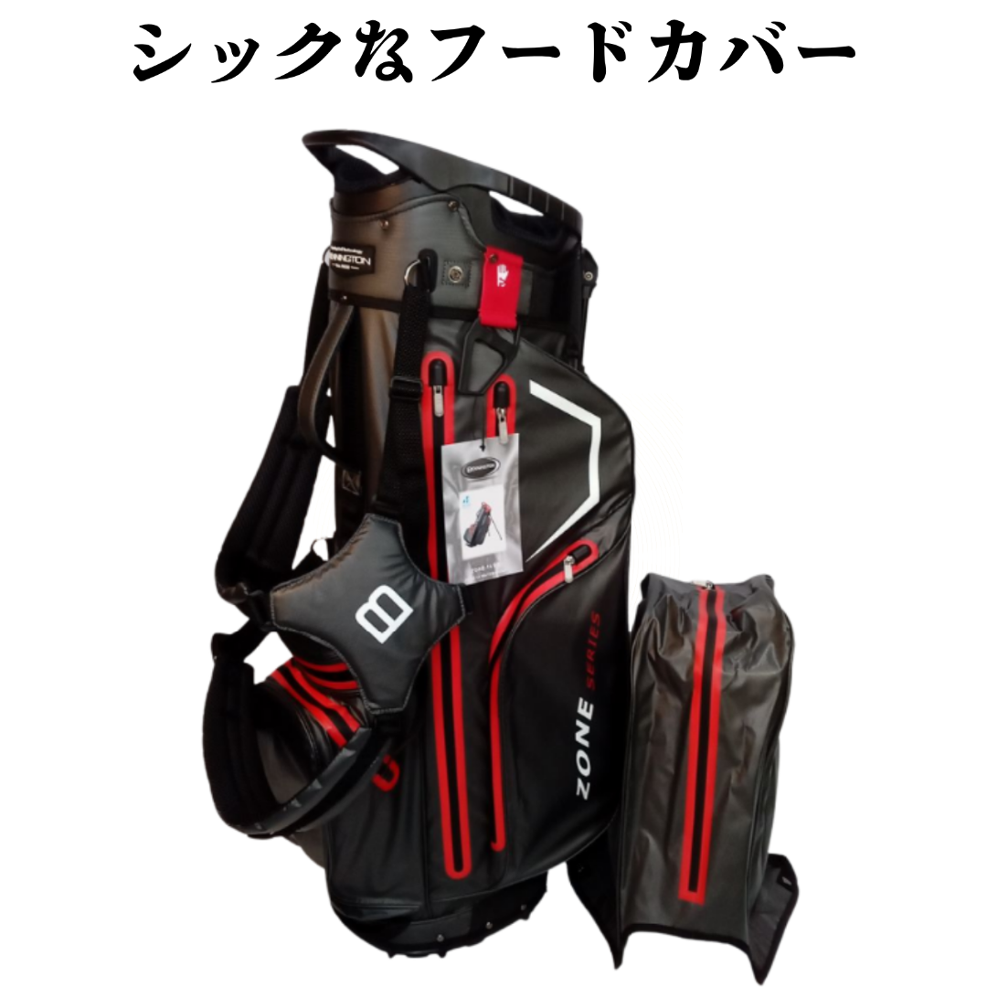 n*読様 超軽量 ベニントン ZONE 14分割 スタンド式キャディバック グレ n*読様 超軽量 ベニントン ZONE 14分割 スタンド式キャディ