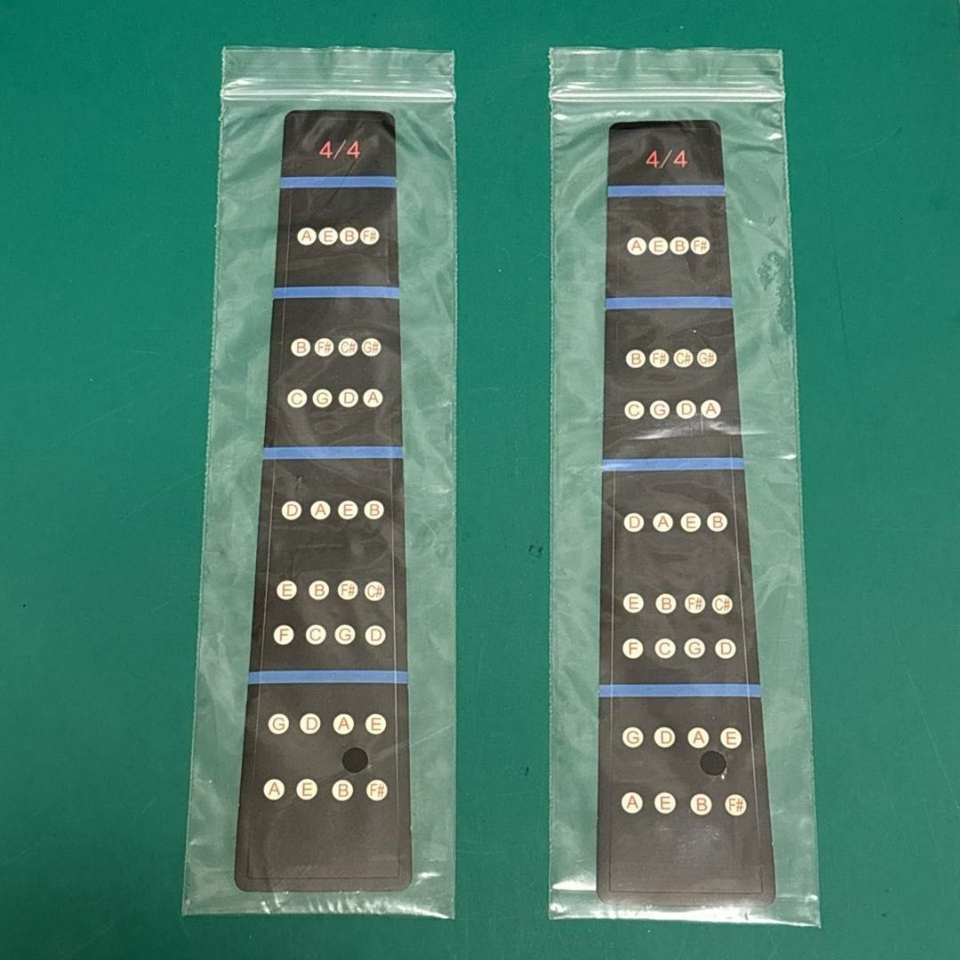 【2枚セット】バイオリン 指板シール 4/4サイズ 楽器の弦楽器(ヴァイオリン)の商品写真