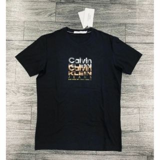 カルバンクライン(Calvin Klein)のカルバンクライン　Tシャツ　半袖　ブラック　※メンズ サイズXL(Tシャツ/カットソー(半袖/袖なし))