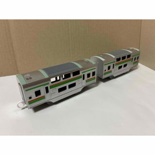 タカラトミー(Takara Tomy)の【プラレール】E233系湘南色 中間車 グリーン車 ダブルデッカー 2両(鉄道模型)