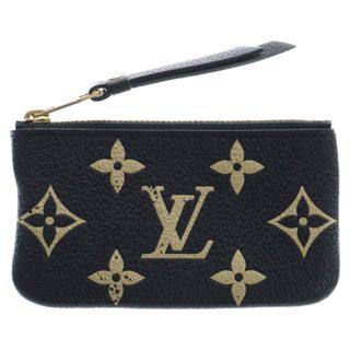 ルイヴィトン(LOUIS VUITTON)のLOUIS VUITTON ルイヴィトン ポシェット クレ モノグラム アンプラント カードキーケース ポシェット M80885 ブラック(名刺入れ/定期入れ)