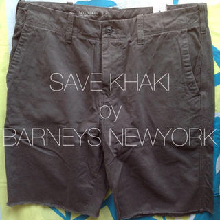 バーニーズニューヨーク(BARNEYS NEW YORK)のSAVE KhakiセーブカーキUS限定ツイールチノショーツ34インチ86cm(ショートパンツ)