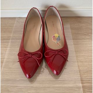 vanitybeauty - vanitybeauty エナメルフラットシューズ 22.5の