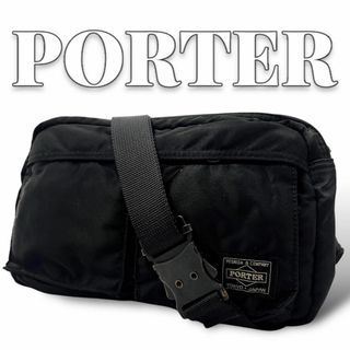 PORTER ブラック ナイロン ボディバッグ メンズ 8848(その他)