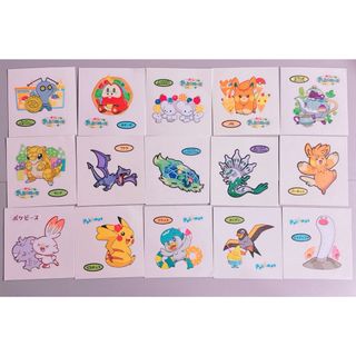 ポケモン ポケモンパン シール ステッカー ポケピース まとめ売り(キャラクターグッズ)