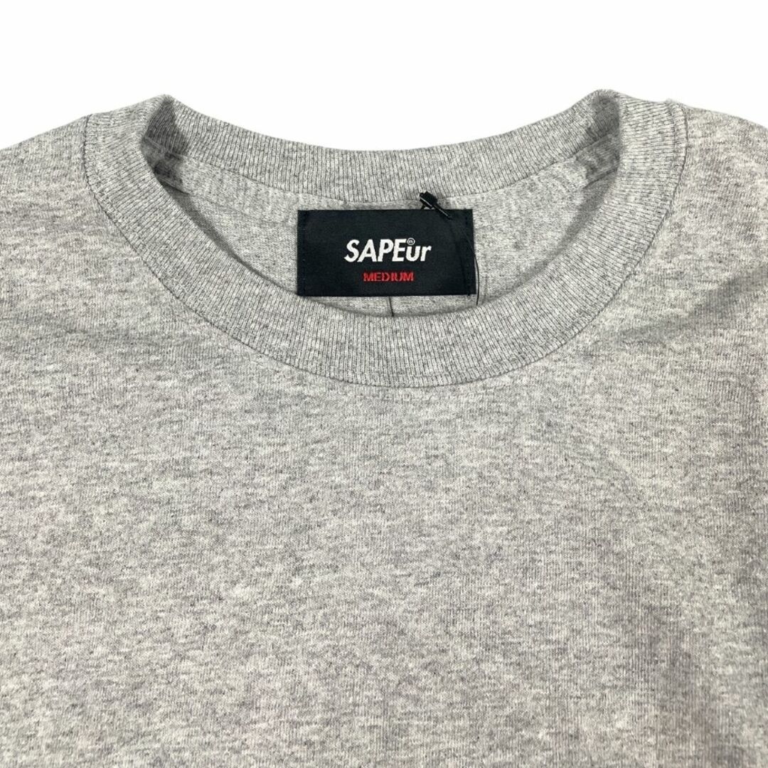 SAPEur サプール 品番 A0021-180 ロゴ プリント 長袖Tシャツ