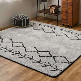 【特価商品】萩原 ラグ ホットカーペットカバー グレー 約200×240cm 「