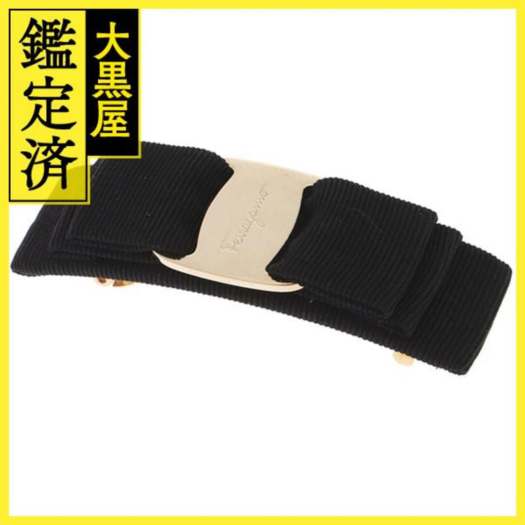 新品 フェラガモ FERRAGAMO バレッタ バレッタ ブラック 黒