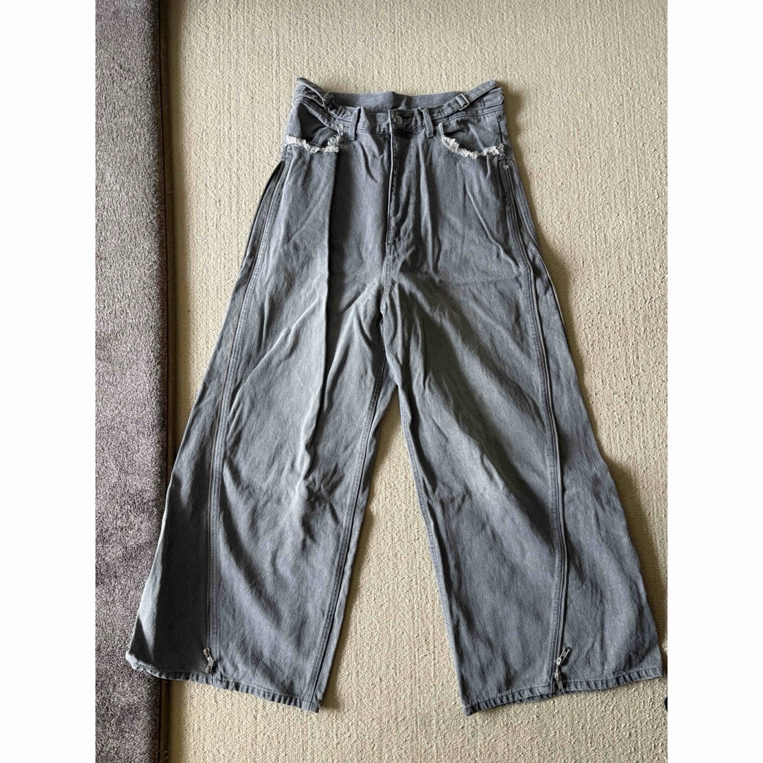 GRANCY】ZipDesign Buggy DenimPants / ジップデザイン バギー
