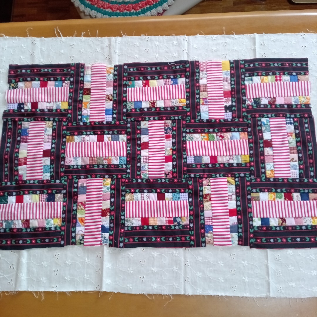 パッチワーク キルトトップ 未完成 ハンドメイド - メルカリ