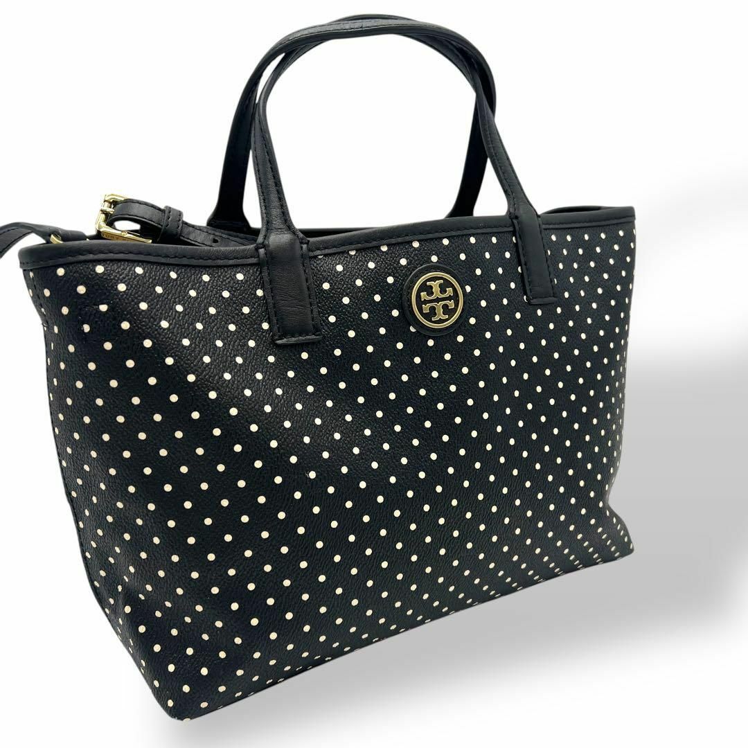 Tory Burch - 極美品 トリーバーチ ドット柄 2WAY ハンドバッグ