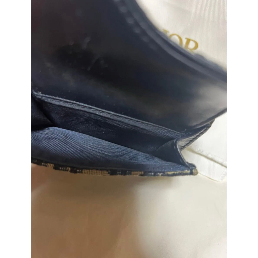 Christian Dior - Christian DIOR キャンバス製 三つ折り 財布